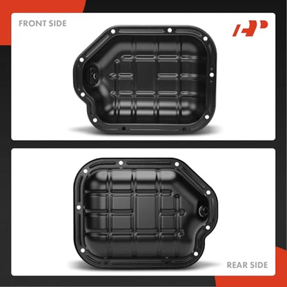 A-Premium Lower Engine Oil Pan Sump with Drain Plug Compatible with Nissan | for Nissan Altima 2002-2006, Maxima 2000-2008, Murano 2003-2007, Quest 2004-2009 & Infiniti I30 2000-2001, I35, 3.0L 3.5L - style: Oil Pan