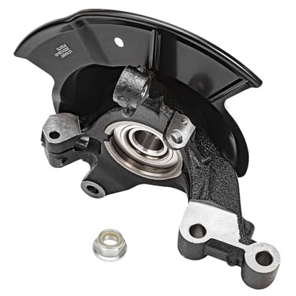 Detroit Axle - Front Left Steering Knuckle for 2011-2014 Ford Edge 2011-2015 Lincoln MKX, Driver Side Steering Knuckle & Wheel Bearing Hub Assembly 2012 2013 Replacement - size: KA057/Kit