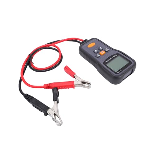 Naroote 12V 24V Digital Car Battery Tester for Ca Rs Trucks Boats | Quick Accurate Diagnosis, Shock Proof ABS Housing & 66cm Cables, Battery Analyzer for Trucks RVs ATVs