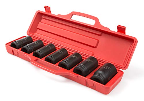 TEKTON 3/4 Inch Drive Impact Socket Set, 7-Piece | 4890 - size: 7-Piece (13/16 - 1-1/2 in.)