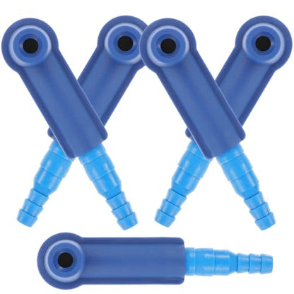 BESPORTBLE 5Pcs Exchange Tool Connector Brake Bleeding Kit, Universal Auto Car Oil Bleeder Pump Exchange Adapter Fluid Changer Automotive Fluid Bleeder Bleeding Connector Adapter