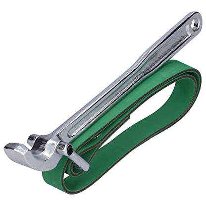 Belt Strap Wrench, Anti Skid Durable Sturdy Effortless Multi Purpose Rubber Strap Strap Filter Opener Wrench for Opening Filter