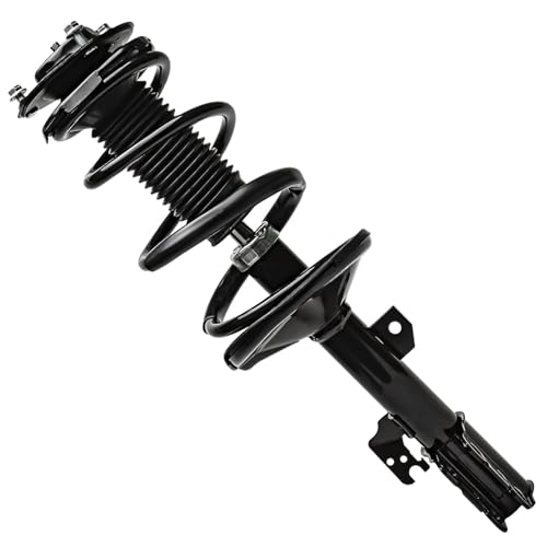 Detroit Axle - Front 4pc Struts Kit for Toyota Highlander 2001 2002 2003, Stabilizer Sway Bar End Links Struts & Coil Spring Assembly Replacement Suspension Quick Install Ready Struts Shocks Assembly - size: 4QS47073/Sway Kit