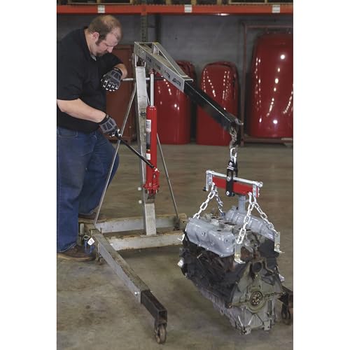 Strongway 3-Ton Long Ram Hydraulic Jack, Single Piston, Clevis Base | Controlled lifting, Stable support, Shop and garage use, Easy positioning, Durable construction, Easy setup
