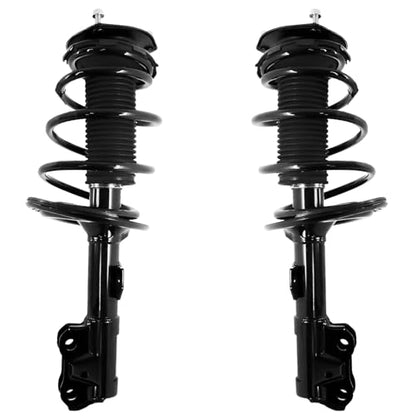 Detroit Axle - Front 4pc Struts Sway Bars for 2012-2017 Toyota Camry | Struts & Coil Spring Sway Bars Suspension Kit 2013 2014 2015 2016 Replacement - size: 4QS47239/ sway kit