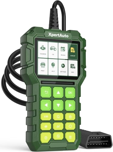 C303 OBD2 Scanner Live Data Professional Mechanic Universal OBDII Diagnostic Code Reader Tool for Clearing Fault Code Check Engine Light, Freeze Fram,I/M Readiness, Data Printing