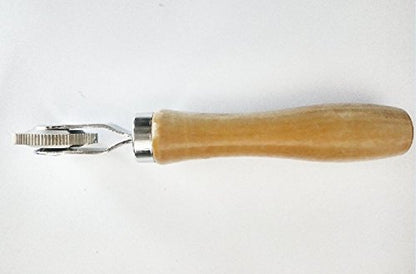 Wooden Handle Repair Patch YJ84023 5/32" Handle Stitcher 38×4mm Dia Roller Tool - size: YJ84023 5/32" Handle Stitcher 38×4mm