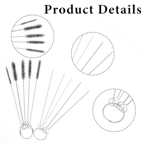 2Pcs Cutting Torch Tip Cleaner Tool Kit Welding Tip Cleaner Set Gas Orifice Cleaning Tool for Welding Stove Cleaning Needle Carburetor Jet Sprinklers and Shower Heads Orifices Wires Needles in Set