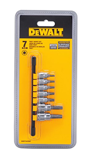 DEWALT DWMT 1/4 3/8 DR 7PC TORX SKT ST