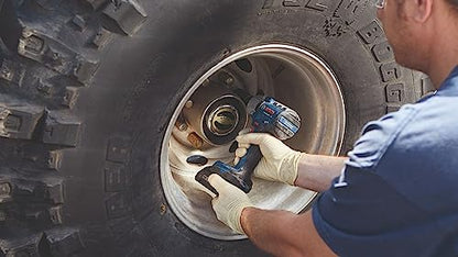 BOSCH GDS18V-330CN 18V Brushless Cordless Connected-Ready 1/2 In. Mid-Torque Impact Wrench with Friction Ring and Thru-Hole (Bare Tool) - style: Tool Only