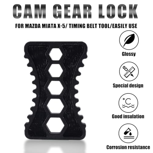 Engine Cam Gear Lock Timing Belt Installation Tool for Mazda X-5 1990-2005, Engine Camshaft Locking Tool Tensioning Alignment Timing Belt Tool Kit Compatible for Miata X-5