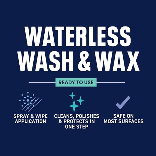 Bioesque Waterless Wash & Wax, Ready to Use Formula for Cars, Trucks, Boats, RVs, Motorcycles, & More, 32 Fl Oz (Pack of 1)