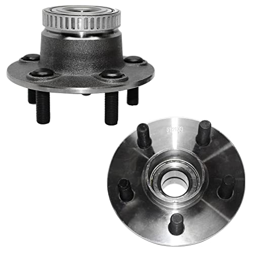 Detroit Axle - Rear 2pc Wheel Bearing Hubs for Dodge Stratus Cirrus Plymouth Breeze, 2 Wheel Bearing and Hubs Assembly Replacement - style: 512133 x2/Pair