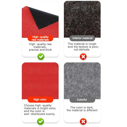 Extra Large Garage Flooring Oil Spill Mat Absorbent Floor Mats Under Car, Red Garage Carpet Parking Rug for Oil Drip Change, Waterproof Non Slip Covering 7.4x17ft