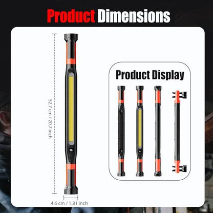 Magnetic Work Light, 2026 New Under Hood Work Home Light LED Portable Magnetic Light Bar, Underhood Worklight for Car, Repairing, Garage (2pcs) - style: 2pcs