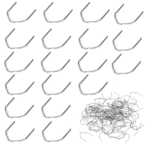 500 Pcs Hot Staples, Hot Stapler Kit Welding Rods Bumper Repair Welding Wire for Repair Machine Car Bumpers Car Bumper Repair Kit, 0.8MM v Shape Corner - size: 0.8MM v Shape Corner