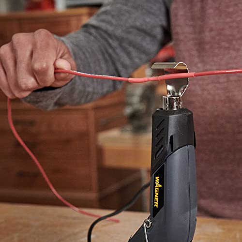 Wagner Spraytech 2410910 HT400 Electric Kit Heat Gun, Heat Gun for Electrical Wire Repair, Shrink Tubing, Shrink Wrapping, Electric Wiring, Auto Body Work, Dual Temperature 680 & 450 Degrees - size: Electrical Kit