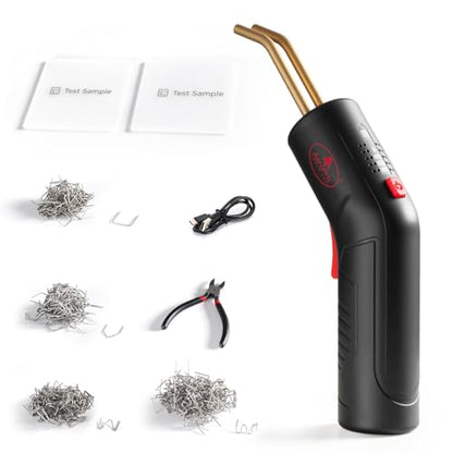 AEROPRO TOOLS Plastic Welder, Plastic Welding Kit, Hot Stapler Plastic Repair Kit, Plastic Stapler Welding Gun Soldering Kit for Car Bumper, Plastic Repair