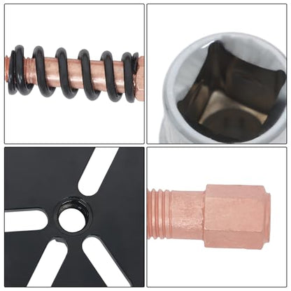 GXYWADY 36 in 1 Blind Hole Bearing Puller Kit Inner Outer Bearing Separator Set Internal External Bearing Gear Splitter Pull Tool with Storage Box