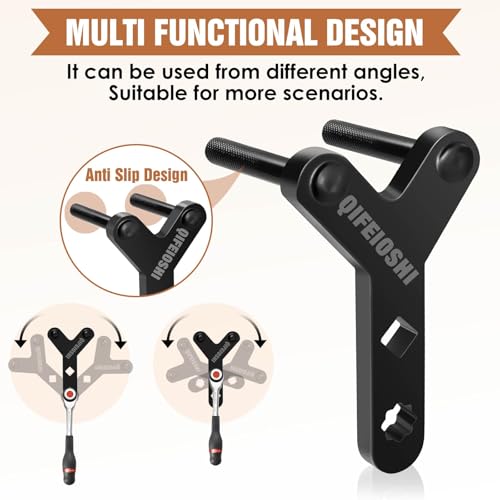 GM Control Arm Tool Kit - Contains Lower Control Arm Pry Tool, Strut Spreader, Pry Bar Wrench Adapter for Volkswagen, Audi, BMW, Ford, Peugeot, Citroen (Model C)