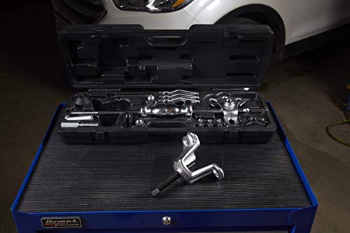OTC 4579 9-Way Slide Hammer Puller Set with 5 lb. Chrome Plated Hammer, Multiple Puller Attachments Suitable for a Wide Variety of Pulling Jobs, and a Sturdy Blow-Molded Carrying Case