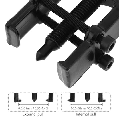ChgImposs 2 Inch 2-Jaw Gear Puller, Adjustable CR-V Steel Bearing & Gear Separator Tool for Removing Bearings, Pulleys, Flywheels, Auto Mechanic Repair Tool - size: 2 inch