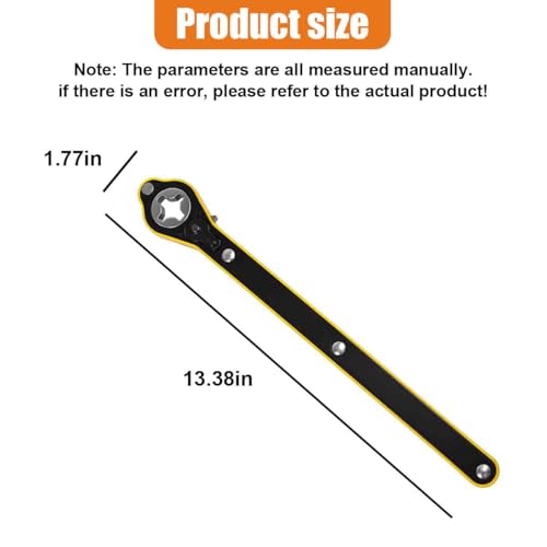 Car Jack Ratchet Wrench, 360° Swivel Labor-Saving Scissor Jack Adapter for Repair Tires, Universal Long-Handled Automotive Tire Lifting Tool, Fit for Trailer SUV, Sedan, Truck (Ratchet) - size: Ratchet