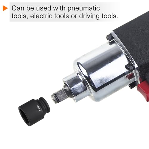 HARFINGTON 6-Point Impact Socket 3/4" Drive 43mm Metric 40Cr Alloy Steel Spindle Axle Nut Impact Socket - size: 43mm