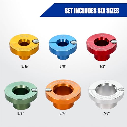 6 Size Durable Aluminum Fuel Line Disconnect Tools | Work on Air Conditioning Lines and Quick Connect Fuel Lines - size: 6pcs
