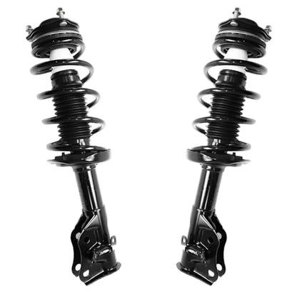 Detroit Axle - 4pc Struts Kit for 2006 2007 2008 2009 2010 2011 Honda Civic, 2 Front Struts with Coil Spring 2 Rear Shock Absorbers Replacement Suspension - size: 4AQ47291-V1/ strut shock kit