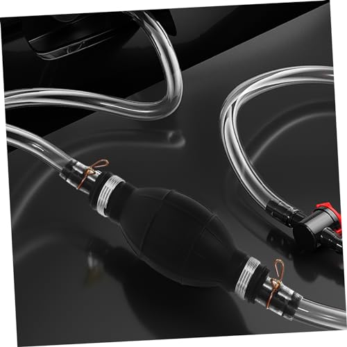 Alipis 1set Hand Gas Pump Siphon Hose Manual Transfer Pump Kit for Oil and Fluid Siphon Hose Integrated Valve for Automotive Motorcycle Use