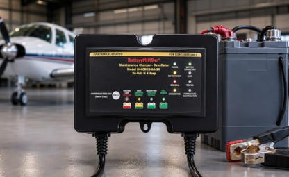 BatteryMINDer 244CEC2-AA-S5 24V 4A Aviation Battery Charger | Calibrated for Concorde Batteries ONLY | Aircraft Battery Maintainer & Desulfator