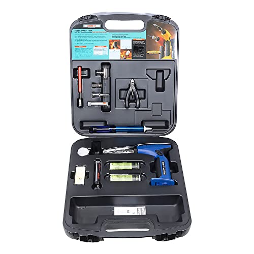 Solder-It SolderPro 180 Soldering Iron Kit (PRO-180K) | Multi-Function Butane Heat Tool with Tips and Case | Cordless and Portable Soldering Gun | Home Improvement Tools and Soldering Kit Essential