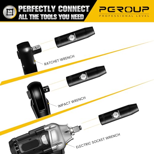 3/8” Drive Deep Impact Socket, Metric(7mm socket), 6-Point, Cr-V Steel With Black Manganese Phosphate Coating - size: 7 mm