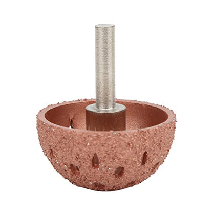 Tire Buffer Wheel, 2PCS Tungsten Steel Grinding Head | Tungsten Steel Bowl Type Tire Repair Grinding Head Tools with 6mm Shank