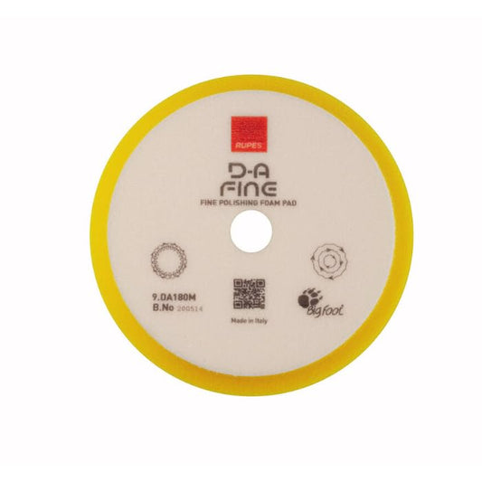 RUPES: Random Orbital Foam PAD - FINE - 170MM/6.75" (Yellow) (RU21)