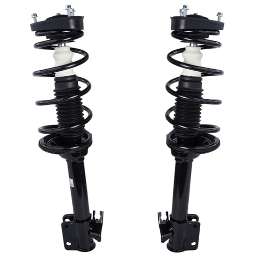 Detroit Axle - Rear Steering Knuckles & Wheel Hub Bearings Struts w/Coil Spring Replacement for 2003-2005 Subaru Forester - 4pc Set - size: 4QU48640/ Big strut kit