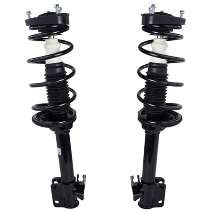 Detroit Axle - Rear Steering Knuckles & Wheel Hub Bearings Struts w/Coil Spring Replacement for 2003-2005 Subaru Forester - 4pc Set - size: 4QU48640/ Big strut kit