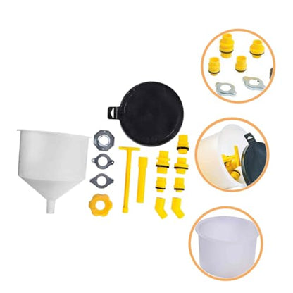 Ciieeo Car Funnel and Radiator Filling Kit Coolant Funnel Tool Spill Filling Kit Automotive Fluids Coolant