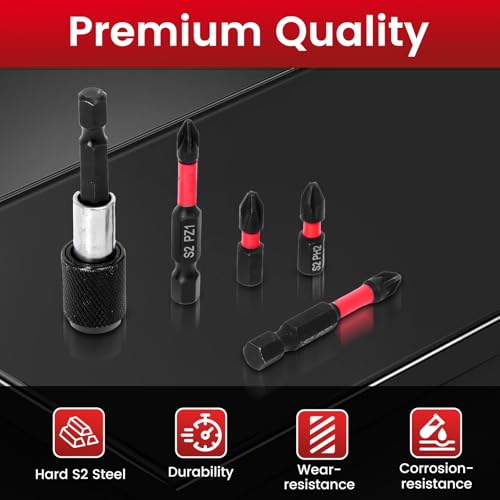 35-Piece Magnetic Security Screwdriver Bit Set with Storage Case, Dual-Use for Power Drills & Manual Drivers