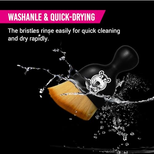 H.O.W 2 PCS Car Interior Detailing Brushes Automotive Cleaning Brush Kits for Vent Seat Crevice Dashboard Leather Air Conditioner