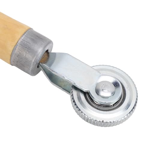 Aramox Tire Patch Roller Tire Repair Roller Tyre 1 1/2in Wood Handle Tool with Enhanced Penetrating Pressure for Cars Motorcycles