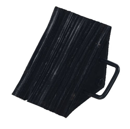 Vestil LWC-15 Laminated Rubber Wheel Chock 8 In. x 10-5/16 In. x 8 In. Black