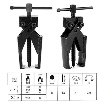 2-Claw Bearing Separator Kit, Puller Separate Lifting Device Strengthen Bearing Rama with Screw Rod for Auto Mechanic Maintenance