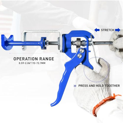 25750 Dual Disc Brake Caliper Compressor Piston Tool | For Automotive Double Piston Brake Pad Replacement - size: Dual Brake Pad Spreader