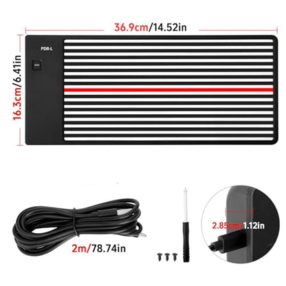 Dent Puller PDR Light Wireless LED Dent Line Board NO Battery | USB Rechargeable & Battery Powered, PDR Tools for Car Dent Repair and Paintless Dent Removal (Battery not Included) - size: PDR light-01