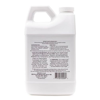 NOVUS 7072 | Fine Scratch Remover #2 | 64 Ounce Bottle - color: #2 Fine Scratch Remover, size: 64 Ounce