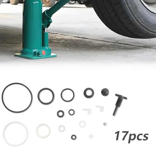 2 Ton Vertical Hydraulic Bottle Jack Repair Kit, Oil Seal O-Ring Complete Replacement Parts