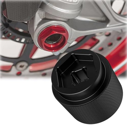 30mm / 36mm Axle Nut Socket Tool for Ducati Motorcycles - Front & Rear Wheel Nut Wrench Compatible with Multistrada V4, DesertX, Monster 821, Panigale 899/959-1/2" Drive Heavy Duty Steel