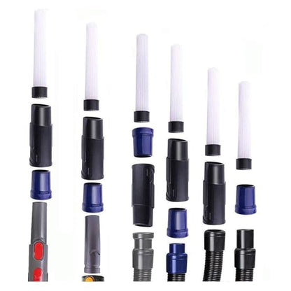 Alrens 1 1/4" Shop Vacuum Cleaner Attachments Brushes for Vac Accessories 1/4 inch 1 3/8 inch, Set of 8 - size: vacuum brush kit 8 pack